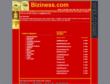 Tablet Screenshot of biziness.com